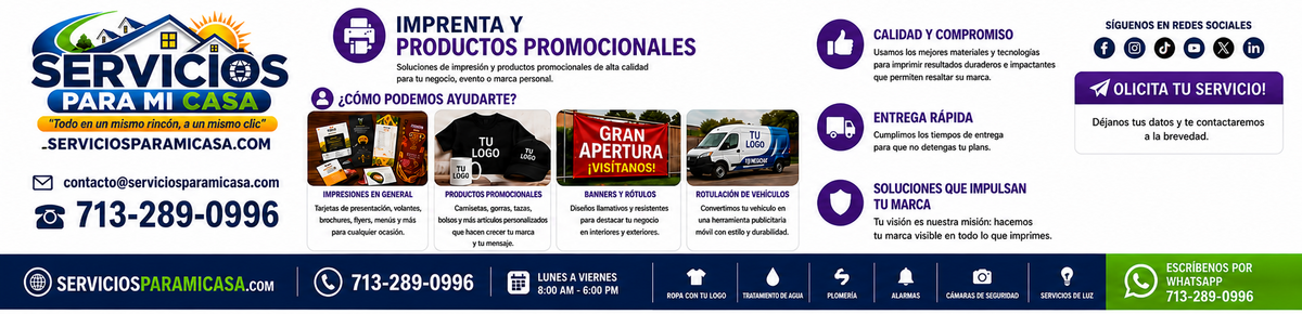 Banner Imprenta y Promocionales